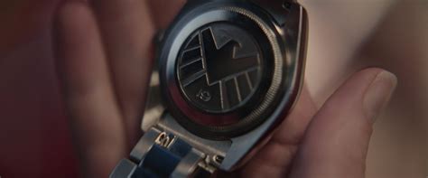 what's with the rolex watch in hawkeye|agent 19 shield.